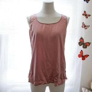 Ravella PINK silk babydoll tank size XXS